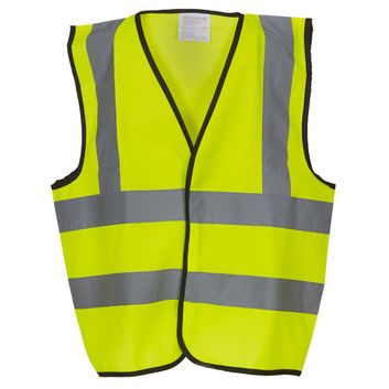 Yoko Children's Hi-Vis Waistcoat Hi-Vis Yellow