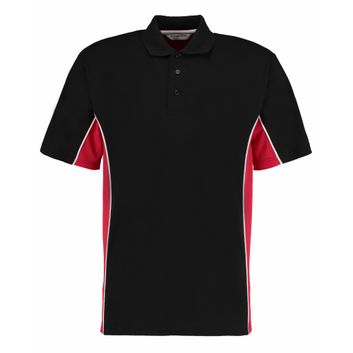 Gamegear Classic Fit Track Polo Black/Red/White
