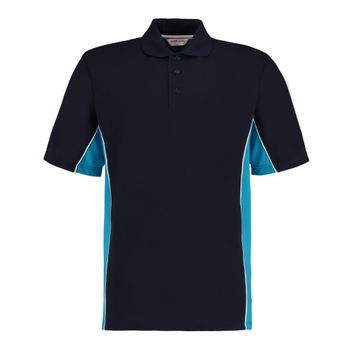 Gamegear Classic Fit Track Polo Navy/ Turqoise