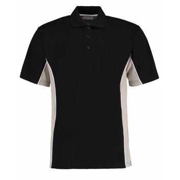 Gamegear Classic Fit Track Polo Black/Grey/White