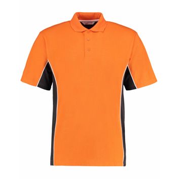 Gamegear Classic Fit Track Polo Orange/Graphite/White