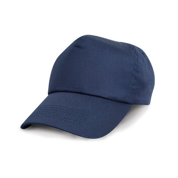 Result Headwear Cotton Cap Navy Blue