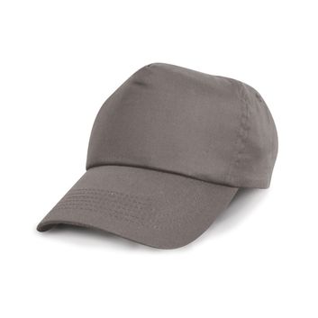 Result Headwear Cotton Cap Grey