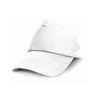Result Headwear Cotton Cap White