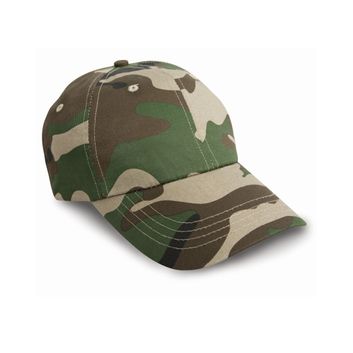 Result Headwear Cotton Drill Pro-Style Cap Camo