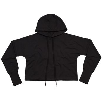 Mantis Cropped Hoodie Black