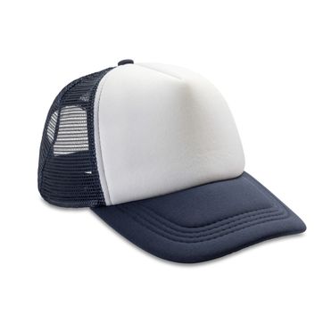 Result Headwear Detroit 1/2 Mesh Truckers Cap Navy/White