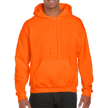 Gildan DryBlend®  Adult Hooded Sweatshirt Safety Orange
