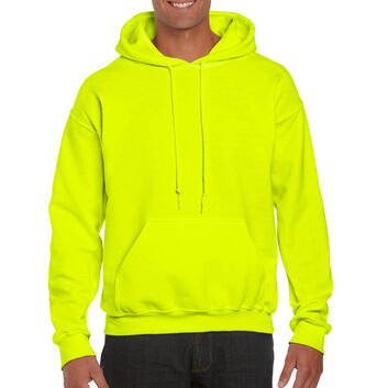Gildan DryBlend®  Adult Hooded Sweatshirt Safety Green