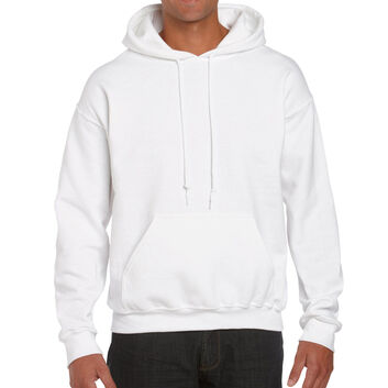 Gildan DryBlend®  Adult Hooded Sweatshirt White