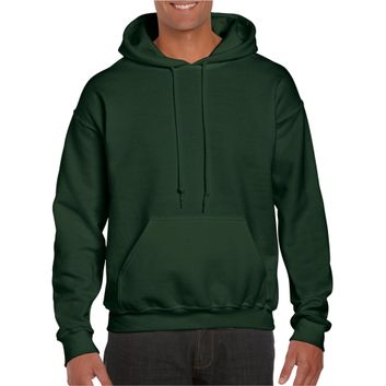 Gildan DryBlend®  Adult Hooded Sweatshirt Forest Green