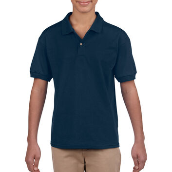 Gildan DryBlend® Youth Jersey Polo Navy Blue