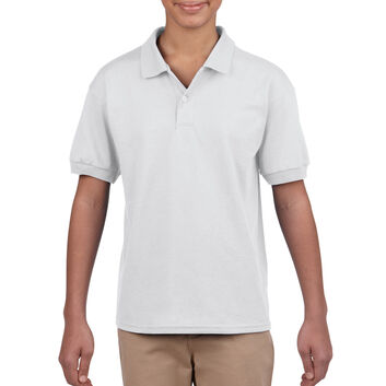 Gildan DryBlend® Youth Jersey Polo White