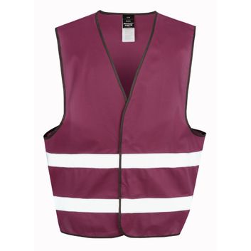 Result Safeguard Enhance Visibility Vest Burgundy