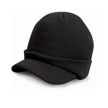 Result Winter Essentials Esco Army Knitted Hat Black