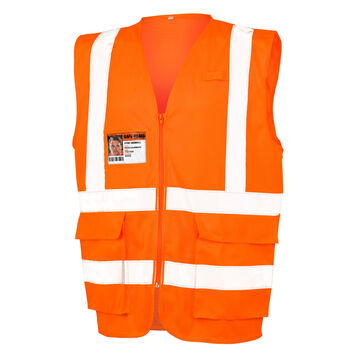 Result Safeguard Executive Cool Mesh Safety Vest Fluoresent Orange