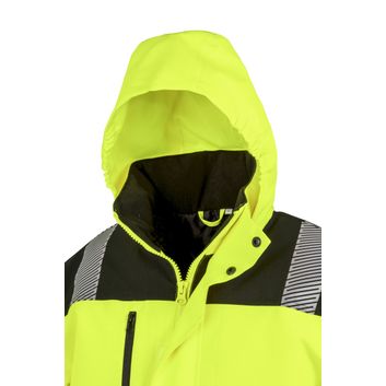 Result Safeguard Extreme Tech Printable Softshell Safety Coat Fluorescent Yellow/Black alternative