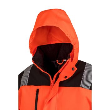 Result Safeguard Extreme Tech Printable Softshell Safety Coat Fluorescent Orange/Black alternative