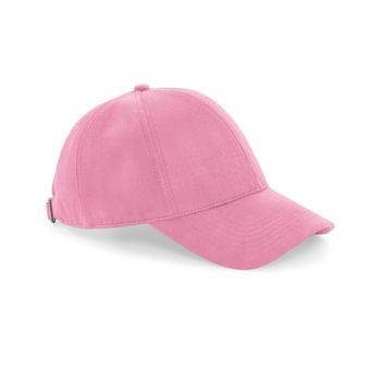Beechfield  Faux Suede 6 Panel Cap Dusky Pink