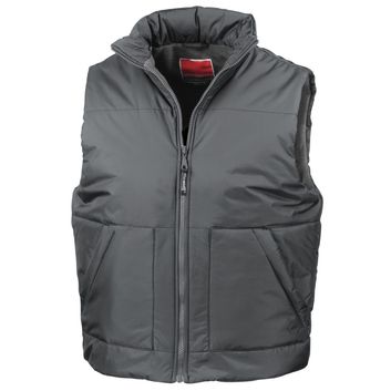 Result Fleece Lined Bodywarmer Dark Grey