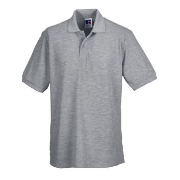 Russell Hardwearing Polycotton Polo Shirt Light Oxford