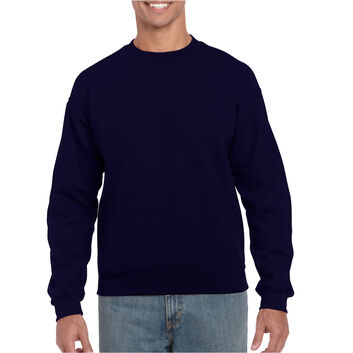 Gildan Heavy Blend Adult Crewneck Sweatshirt Navy Blue