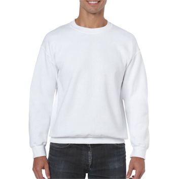 Gildan Heavy Blend Adult Crewneck Sweatshirt White