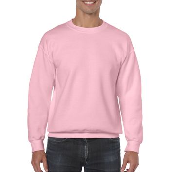 Gildan Heavy Blend Adult Crewneck Sweatshirt Light Pink
