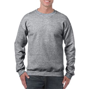 Gildan Heavy Blend Adult Crewneck Sweatshirt Graphite Heather