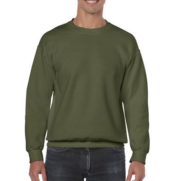Gildan Heavy Blend Adult Crewneck Sweatshirt Military Green