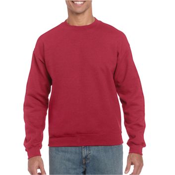 Gildan Heavy Blend Adult Crewneck Sweatshirt Antique Cherry Red