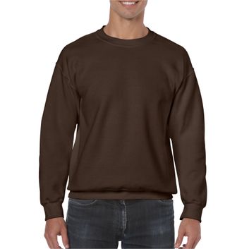 Gildan Heavy Blend Adult Crewneck Sweatshirt Dark Chocolate