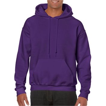 Gildan Heavy Blend Adult Hooded Sweatshirt Purple