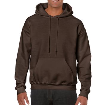 Gildan Heavy Blend Adult Hooded Sweatshirt Dark Chocolate