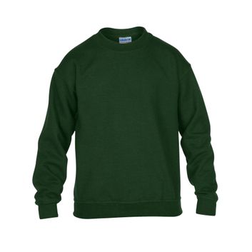 Gildan Heavy Blend Youth Crewneck Sweatshirt Forest Green