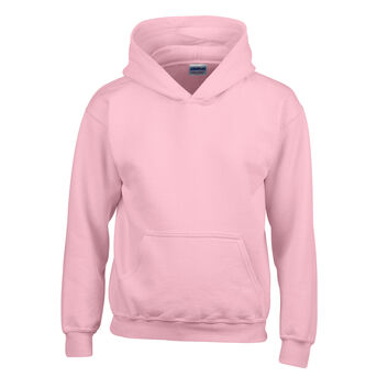 Gildan Heavy Blend Youth Hooded Sweatshirt Light Pink