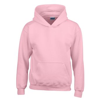 Gildan Heavy Blend Youth Hooded Sweatshirt Light Pink