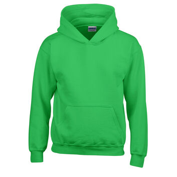 Gildan Heavy Blend Youth Hooded Sweatshirt Irish Green