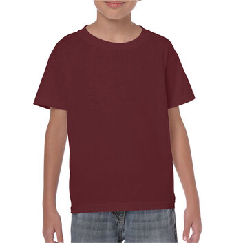 Gildan Heavy Cotton Youth T-Shirt Maroon