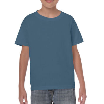 Gildan Heavy Cotton Youth T-Shirt Indigo Blue