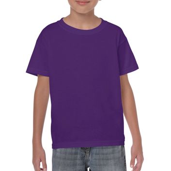 Gildan Heavy Cotton Youth T-Shirt Purple