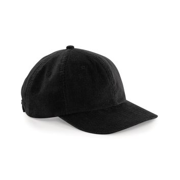 Beechfield  Heritage Cord Cap Black