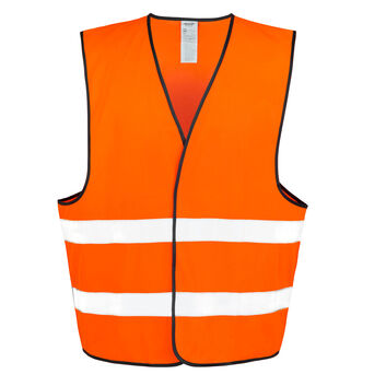 Result Safeguard Hi-Vis Motorist Safety Vest Fluoresent Orange