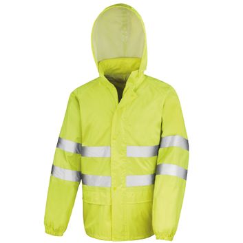 Result Safeguard Hi-Vis Waterproof Suit Fluro Yellow alternative
