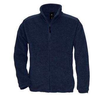 B&amp;C Icewalker+ Outdoor Full Zip Fleece Navy Blue