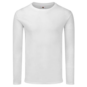 Fruit Of The Loom Iconic 150 Classic Long Sleeve T White