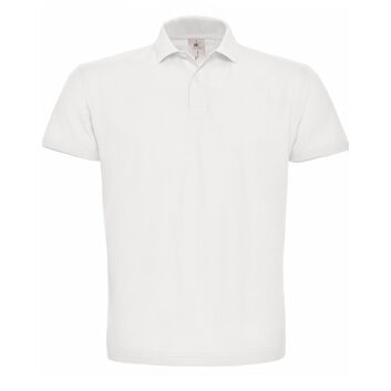 B&C ID.001 Polo Shirt White