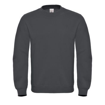 B&amp;C ID.002 Cotton Rich Sweatshirt Anthracite