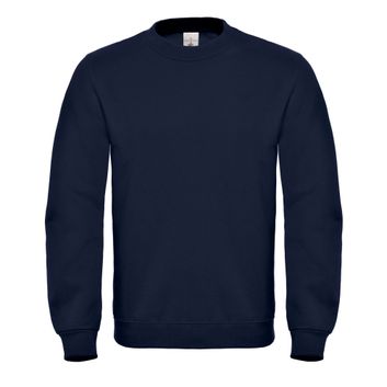 B&amp;C ID.002 Cotton Rich Sweatshirt Navy Blue