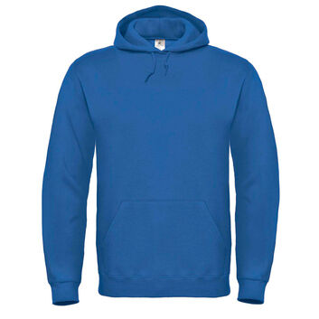 B&C ID.003 Cotton Rich Hooded Sweatshirt Royal Blue